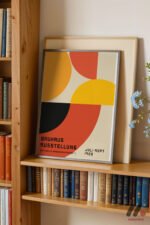 Bauhaus Ausstellung 1923 Afişi Duvar Tablosu, Modern Ev Dekorasyonu - Görsel 2