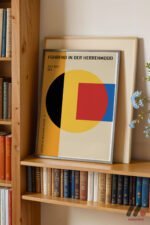 Bauhaus Herrenmode 1923 Afişi Duvar Tablosu, Modern Ev Dekorasyonu - Görsel 2