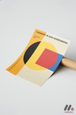 Bauhaus Herrenmode 1923 Afişi Duvar Tablosu, Modern Ev Dekorasyonu - Görsel 7