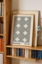 Bauhaus 1919 Spiral Desen Duvar Tablosu, Modern Ev Dekorasyonu - Görsel 5