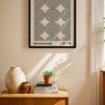 Bauhaus 1919 Spiral Desen Duvar Tablosu, Modern Ev Dekorasyonu