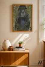 Claude Monet Bahçe Kapısı Duvar Tablosu, Sanatsever Hediyesi - Görsel 4