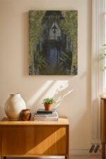 Claude Monet Bahçe Kapısı Duvar Tablosu, Sanatsever Hediyesi - Görsel 8