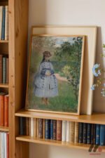 Claude Monet Bahçede Kız Çocuk Duvar Tablosu, Sanatsever Hediyesi - Görsel 9