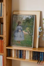 Claude Monet Bahçede Kız Çocuk Duvar Tablosu, Sanatsever Hediyesi - Görsel 5