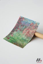 Claude Monet Çiçekli Ev Bahçesi Duvar Tablosu, Sanatsever Hediyesi