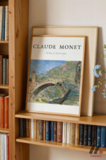Claude Monet Dolceacqua Köprüsü Duvar Tablosu, Sanatsever Hediyesi - Görsel 5
