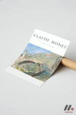 Claude Monet Dolceacqua Köprüsü Duvar Tablosu, Sanatsever Hediyesi