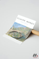 Claude Monet Dolceacqua Köprüsü Duvar Tablosu, Sanatsever Hediyesi - Görsel 7