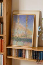 Claude Monet Kavaklar Duvar Tablosu, Sanatsever Hediyesi - Görsel 9