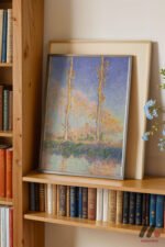 Claude Monet Kavaklar Duvar Tablosu, Sanatsever Hediyesi - Görsel 5