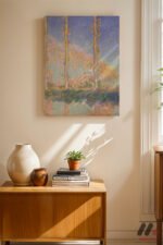 Claude Monet Kavaklar Duvar Tablosu, Sanatsever Hediyesi - Görsel 2