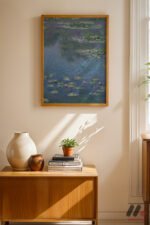 Claude Monet Nilüferler Duvar Tablosu, Sanatsever Hediyesi - Görsel 4
