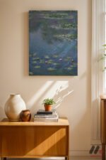 Claude Monet Nilüferler Duvar Tablosu, Sanatsever Hediyesi - Görsel 8