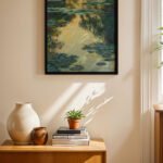 Claude Monet Nehirde Günbatımı Duvar Tablosu, Sanatsever Hediyesi
