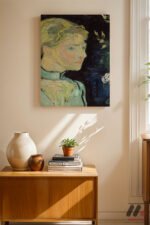 Van Gogh Kadın Portresi Duvar Tablosu, Sanatsever Hediyesi - Görsel 8