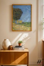Van Gogh Ağaçlı Yol Duvar Tablosu, Sanatsever Hediyesi - Görsel 4