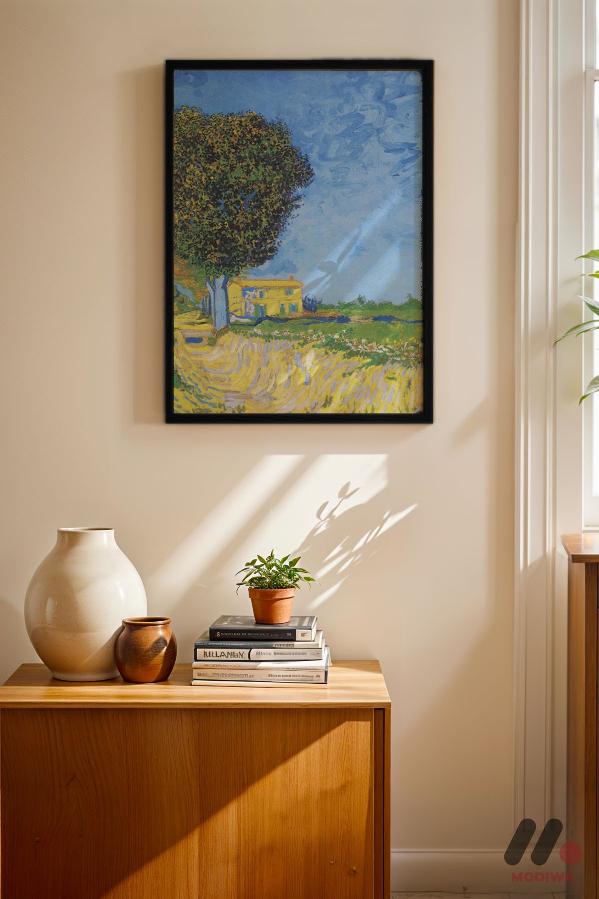 mdw-tbl-0529_ab4-3.jpg Van Gogh Ağaçlı Yol Duvar Tablosu, Sanatsever Hediyesi - Görsel 1