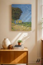 Van Gogh Ağaçlı Yol Duvar Tablosu, Sanatsever Hediyesi - Görsel 8