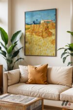 Van Gogh Buğday Demetleri Duvar Tablosu, Sanatsever Hediyesi - Görsel 3