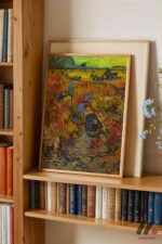 Van Gogh Kırmızı Bağ Duvar Tablosu, Sanatsever Hediyesi - Görsel 5