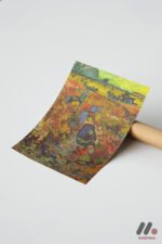 Van Gogh Kırmızı Bağ Duvar Tablosu, Sanatsever Hediyesi - Görsel 7