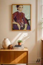 Van Gogh Genç Kız Portresi Duvar Tablosu, Sanatsever Hediyesi - Görsel 4