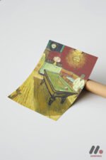 Van Gogh Gece Kafesi Duvar Tablosu, Sanatsever Hediyesi - Görsel 7