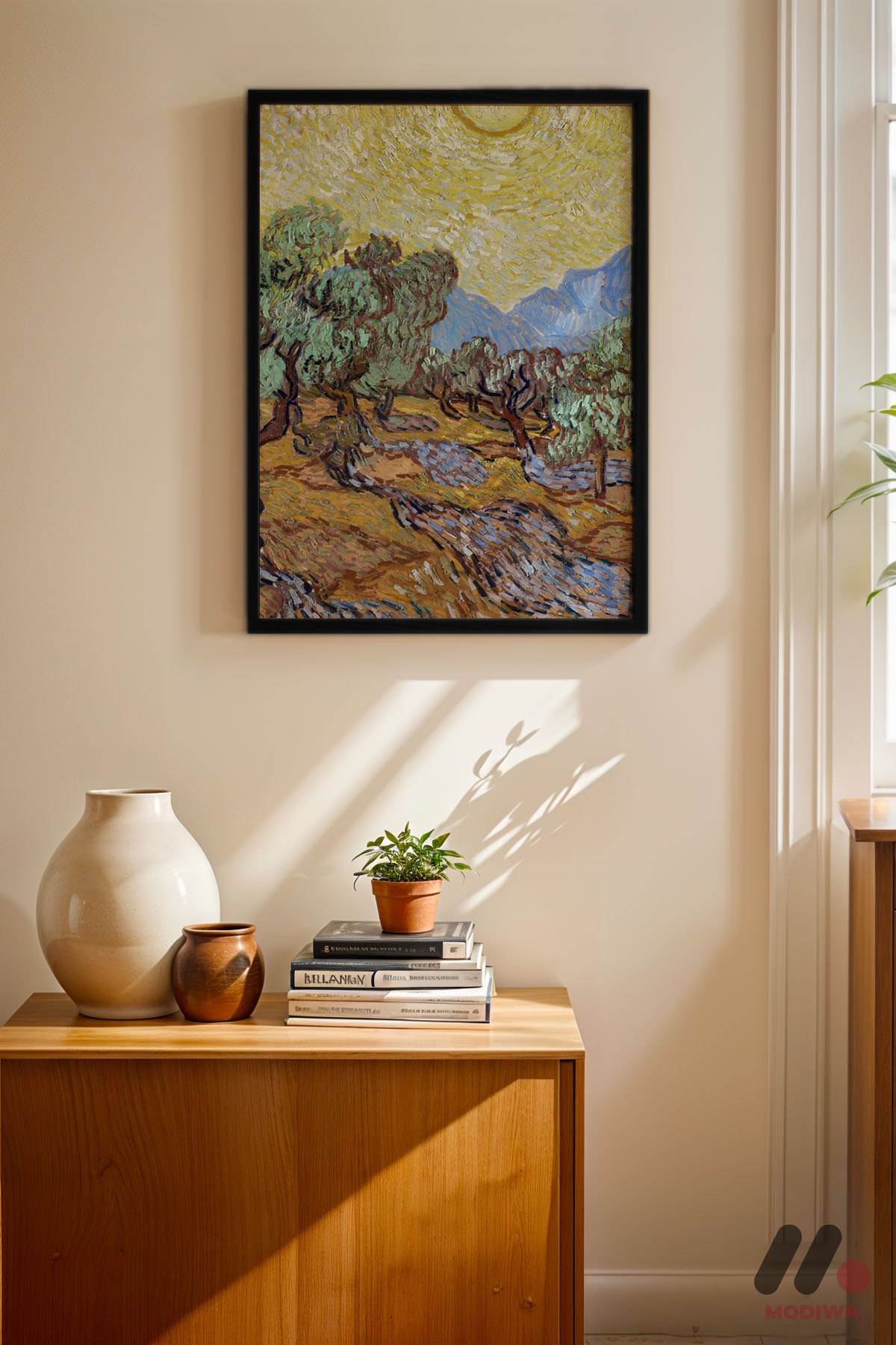 mdw-tbl-0536_ab4-3.jpg Van Gogh Zeytin Ağaçları Duvar Tablosu, Sanatsever Hediyesi - Görsel 1