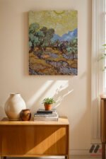 Van Gogh Zeytin Ağaçları Duvar Tablosu, Sanatsever Hediyesi - Görsel 8