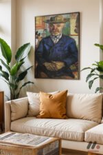 Van Gogh Erkek Portresi Duvar Tablosu, Sanatsever Hediyesi - Görsel 3