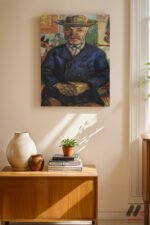 Van Gogh Erkek Portresi Duvar Tablosu, Sanatsever Hediyesi - Görsel 8