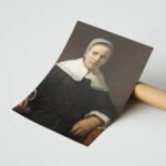 Rembrandt Beyaz Yakalı Kadın Duvar Tablosu, Sanatsever Hediyesi