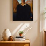 Grant Wood Erkek Portresi Duvar Tablosu, Sanatsever Hediyesi