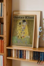 Gustav Klimt Öpücük Duvar Tablosu, Sanatsever Hediyesi - Görsel 5
