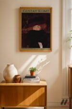 Gustav Klimt Şapkalı Kadın Duvar Tablosu, Sanatsever Hediyesi - Görsel 8