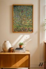 Gustav Klimt Çiçek Bahçesi Duvar Tablosu, Sanatsever Hediyesi - Görsel 4
