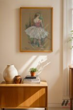 Toulouse-Lautrec Balerin Duvar Tablosu, Sanatsever Hediyesi - Görsel 4