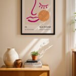 Matisse Pembe Yüz Kompozisyon Duvar Tablosu, Sanatsever Hediyesi