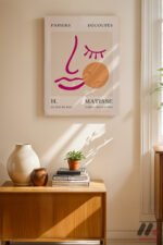 Matisse Pembe Yüz Kompozisyon Duvar Tablosu, Sanatsever Hediyesi - Görsel 8