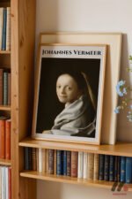 Vermeer Genç Kız Portresi Duvar Tablosu, Sanatsever Hediyesi - Görsel 5