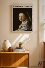 Vermeer Genç Kız Portresi Duvar Tablosu, Sanatsever Hediyesi - Görsel 8
