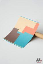 Pastel Geometrik Kompozisyon Duvar Tablosu, Sanatsever Hediyesi - Görsel 7