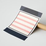 Pembe Çizgi Minimal Duvar Tablosu, Sanatsever Hediyesi