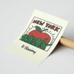 New York Elma Pop Art Duvar Tablosu, Renkli Ev Dekorasyonu
