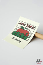 New York Elma Pop Art Duvar Tablosu, Renkli Ev Dekorasyonu - Görsel 7