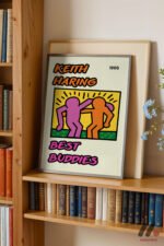 Best Buddies Pop Art Duvar Tablosu, Renkli Ev Dekorasyonu - Görsel 5