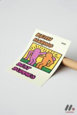 Best Buddies Pop Art Duvar Tablosu, Renkli Ev Dekorasyonu