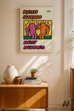 Best Buddies Pop Art Duvar Tablosu, Renkli Ev Dekorasyonu - Görsel 2