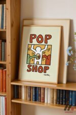 Pop Shop Poster Duvar Tablosu, Renkli Ev Dekorasyonu - Görsel 5
